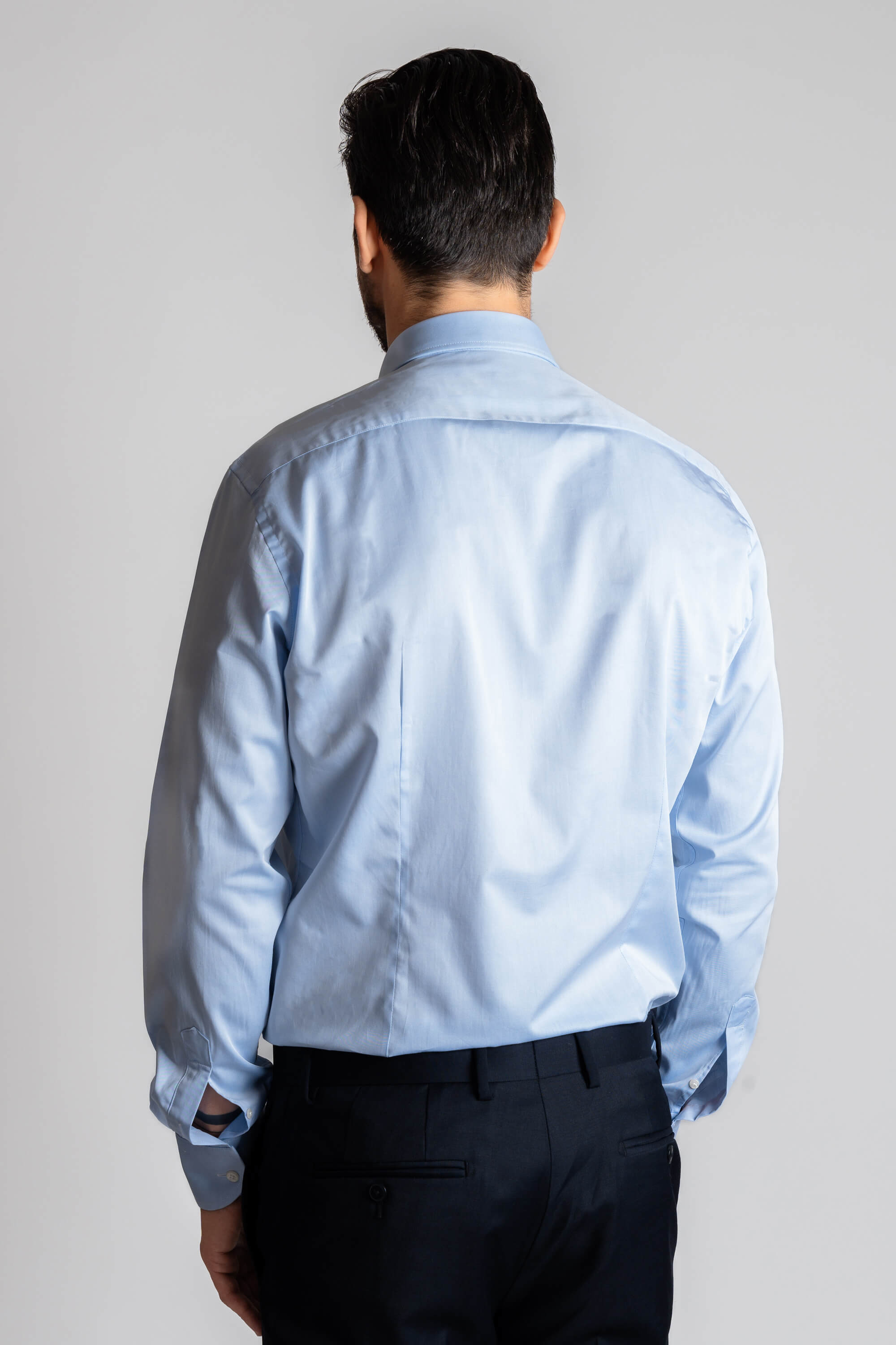 CAMICIA TWILL 100% COTONE-COMPACT- CON RIPRESE
