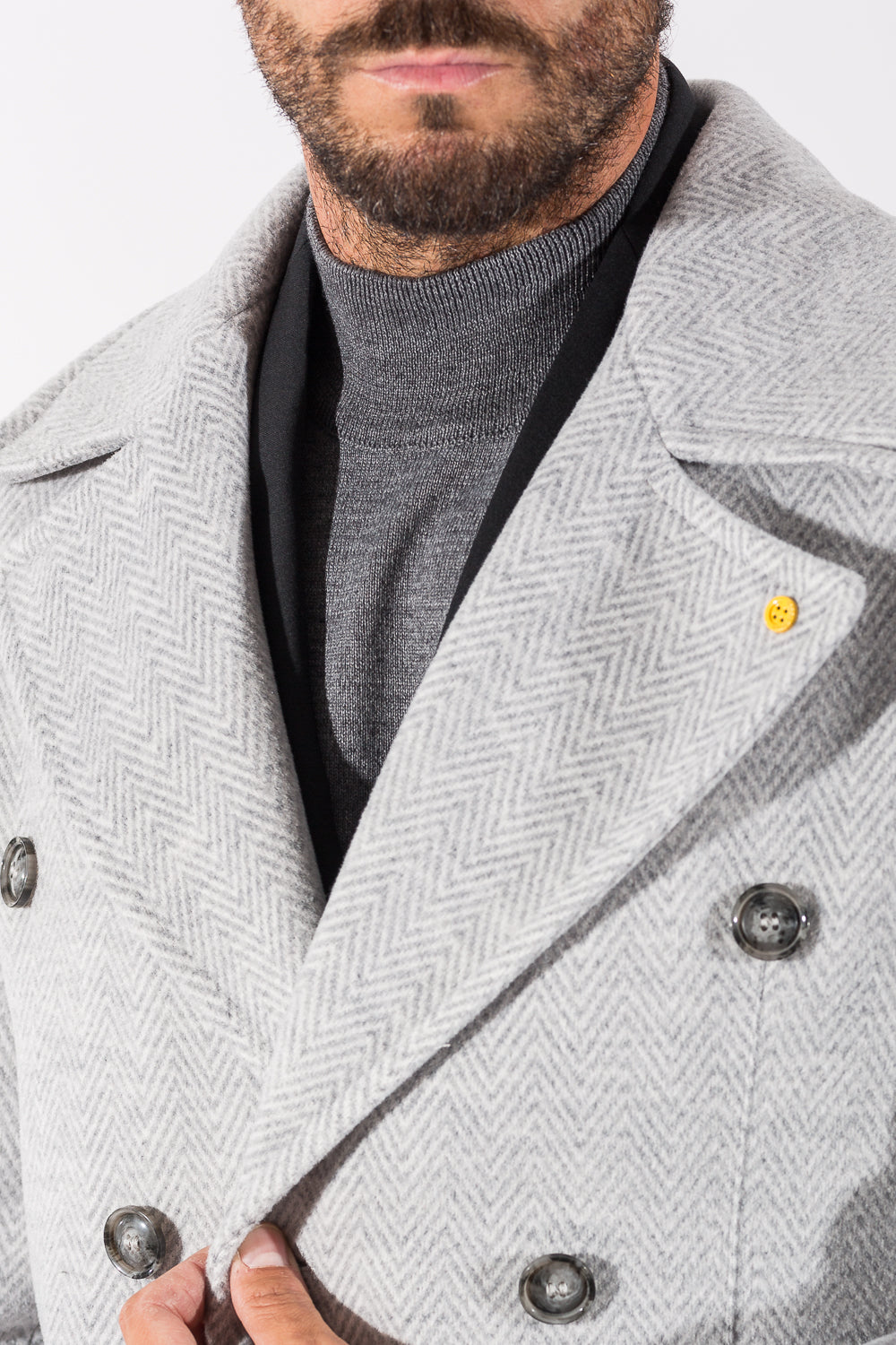 CAPPOTTO DOPPIO PETTO SPIGATO