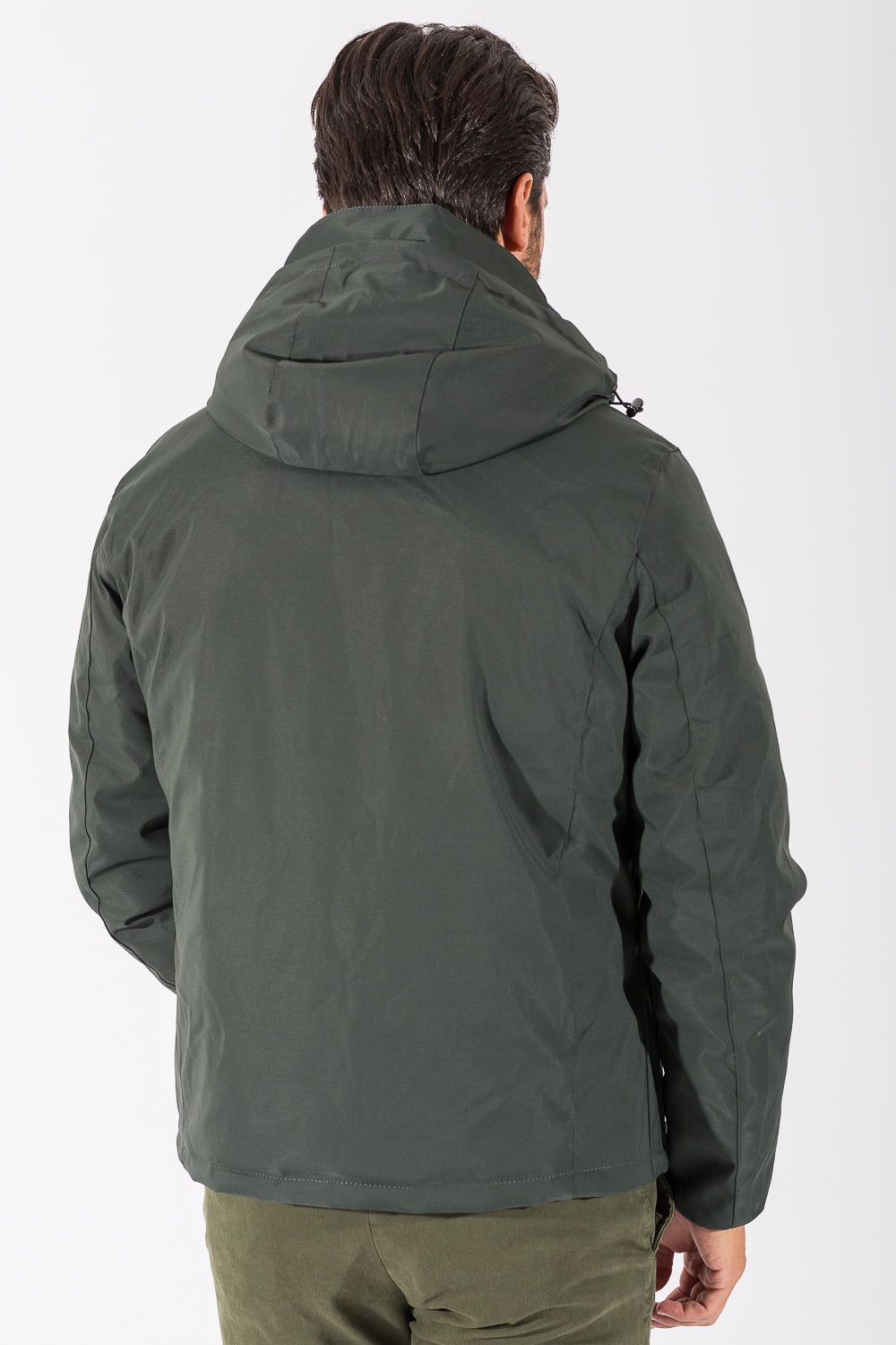 REVERSIBLE WATERPROOF SOFTSHELL BOMBER JACKET