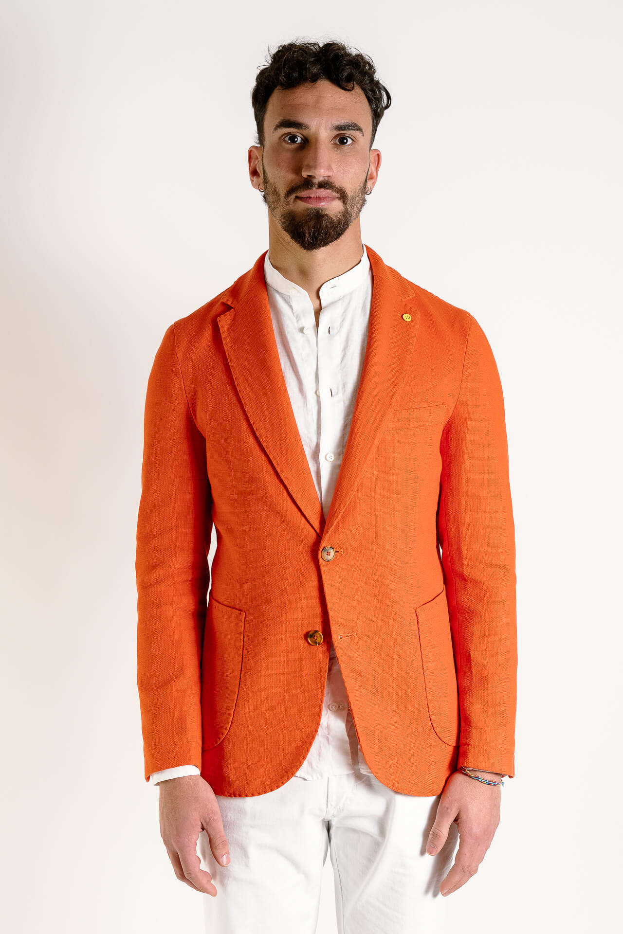 GIACCA COTONE LAVATA TIPO HOPSACK