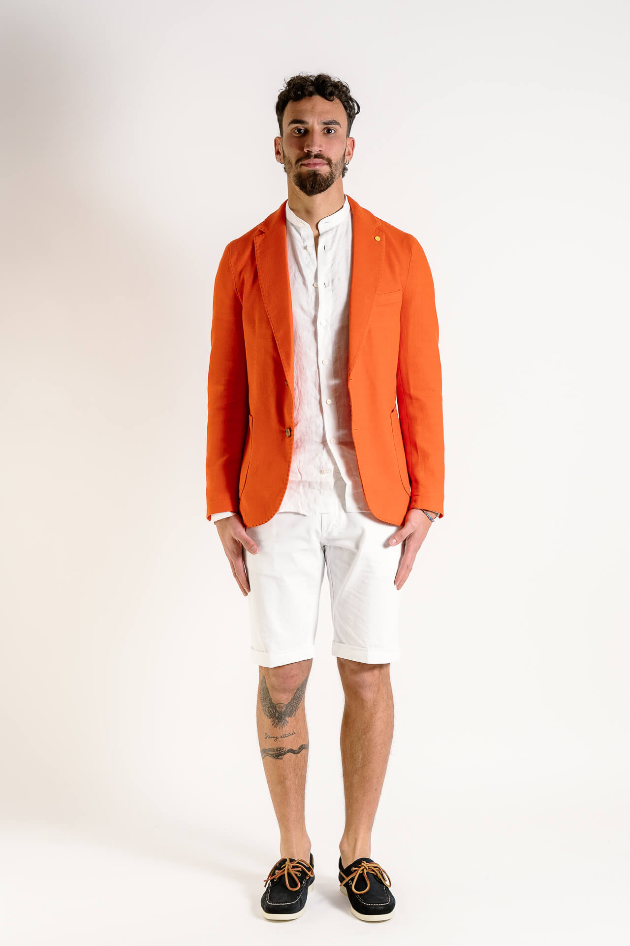 GIACCA COTONE LAVATA TIPO HOPSACK