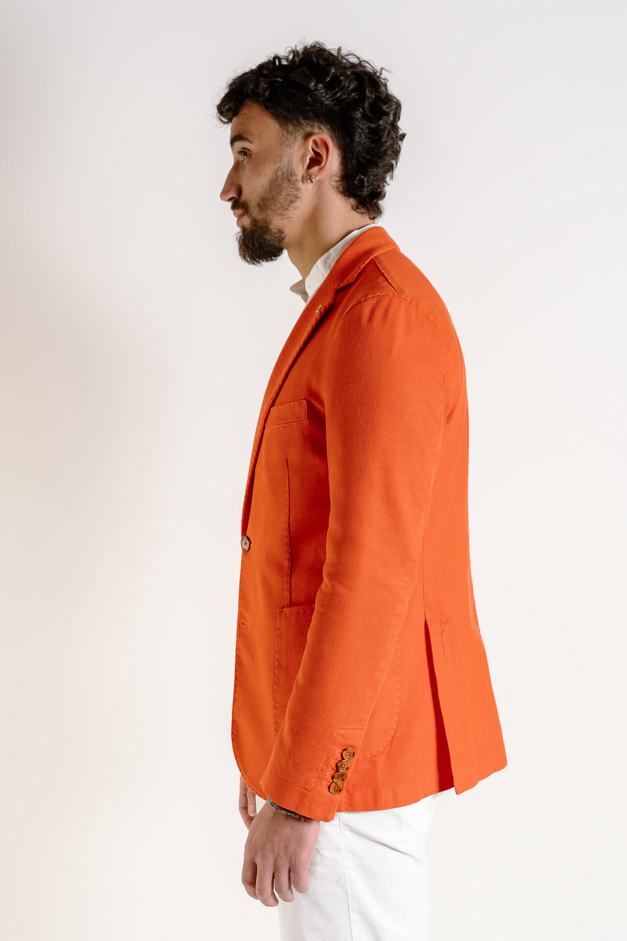 GIACCA COTONE LAVATA TIPO HOPSACK