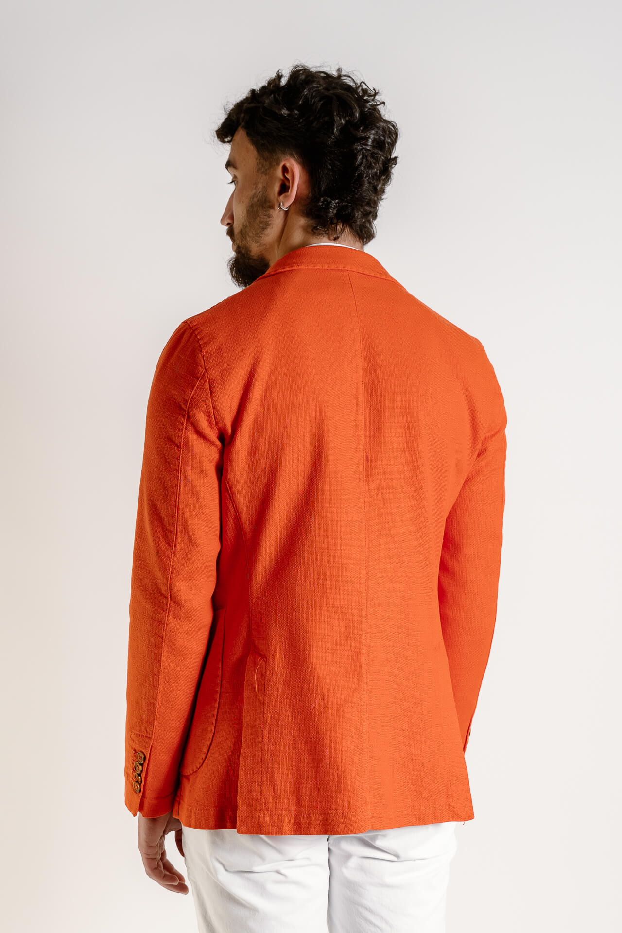 GIACCA COTONE LAVATA TIPO HOPSACK