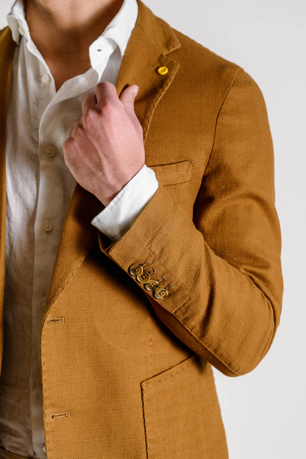 GIACCA COTONE LAVATA TIPO HOPSACK