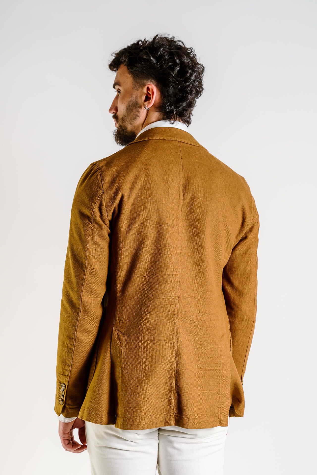 GIACCA COTONE LAVATA TIPO HOPSACK