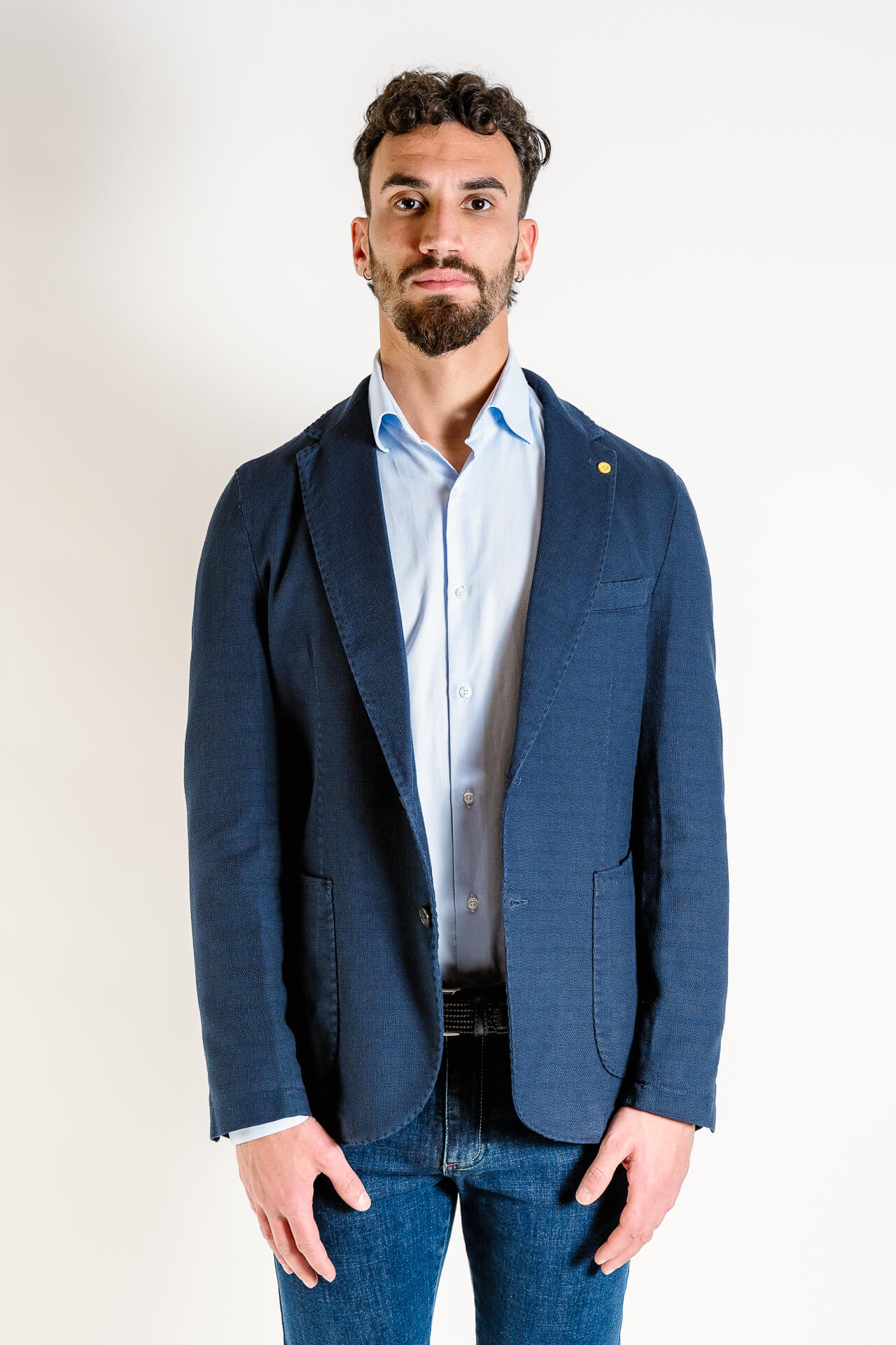 GIACCA COTONE LAVATA TIPO HOPSACK