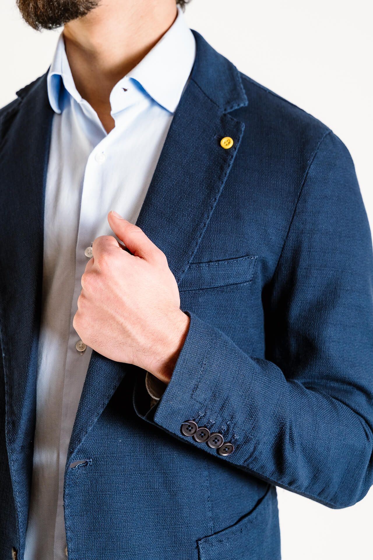 GIACCA COTONE LAVATA TIPO HOPSACK