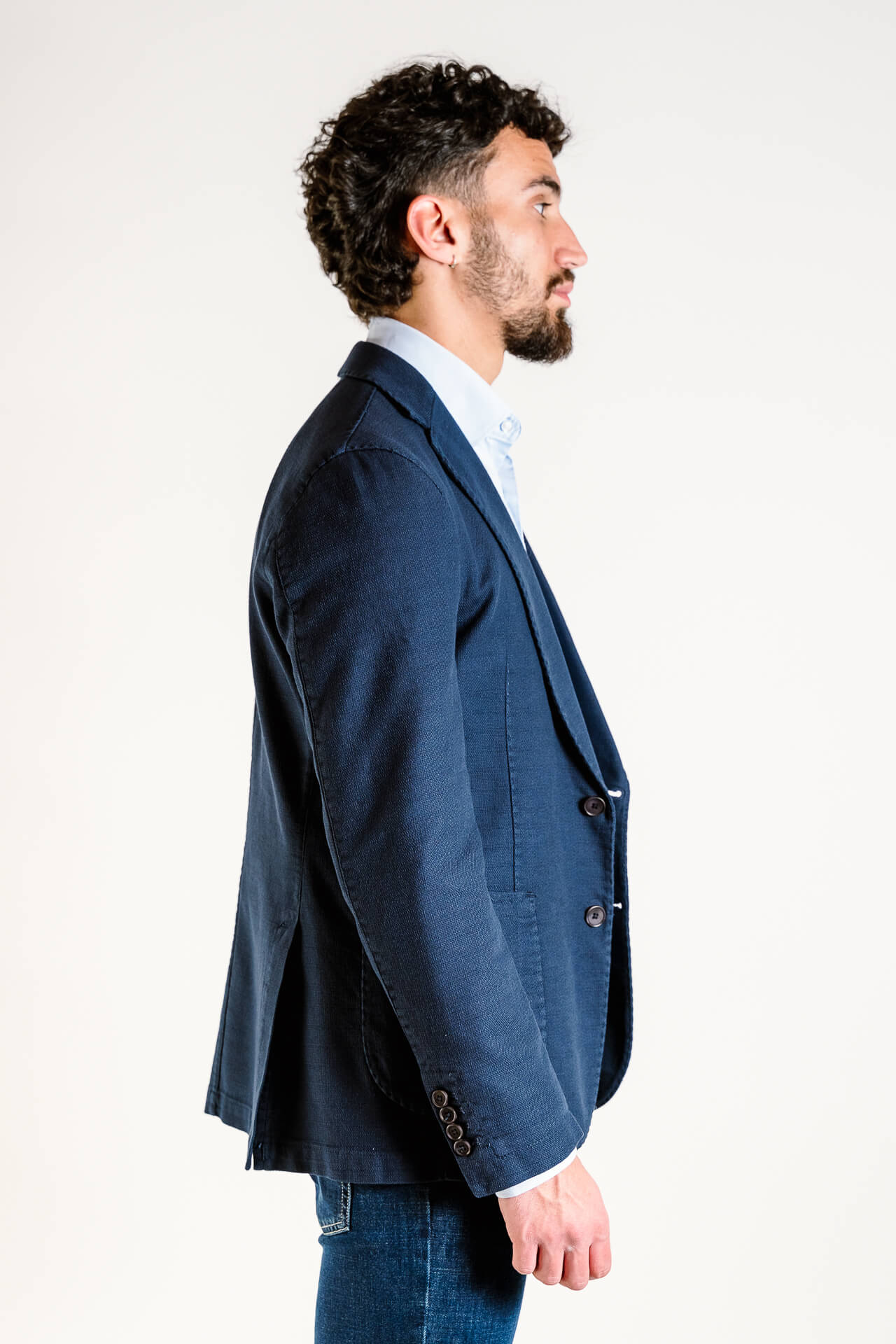 GIACCA COTONE LAVATA TIPO HOPSACK