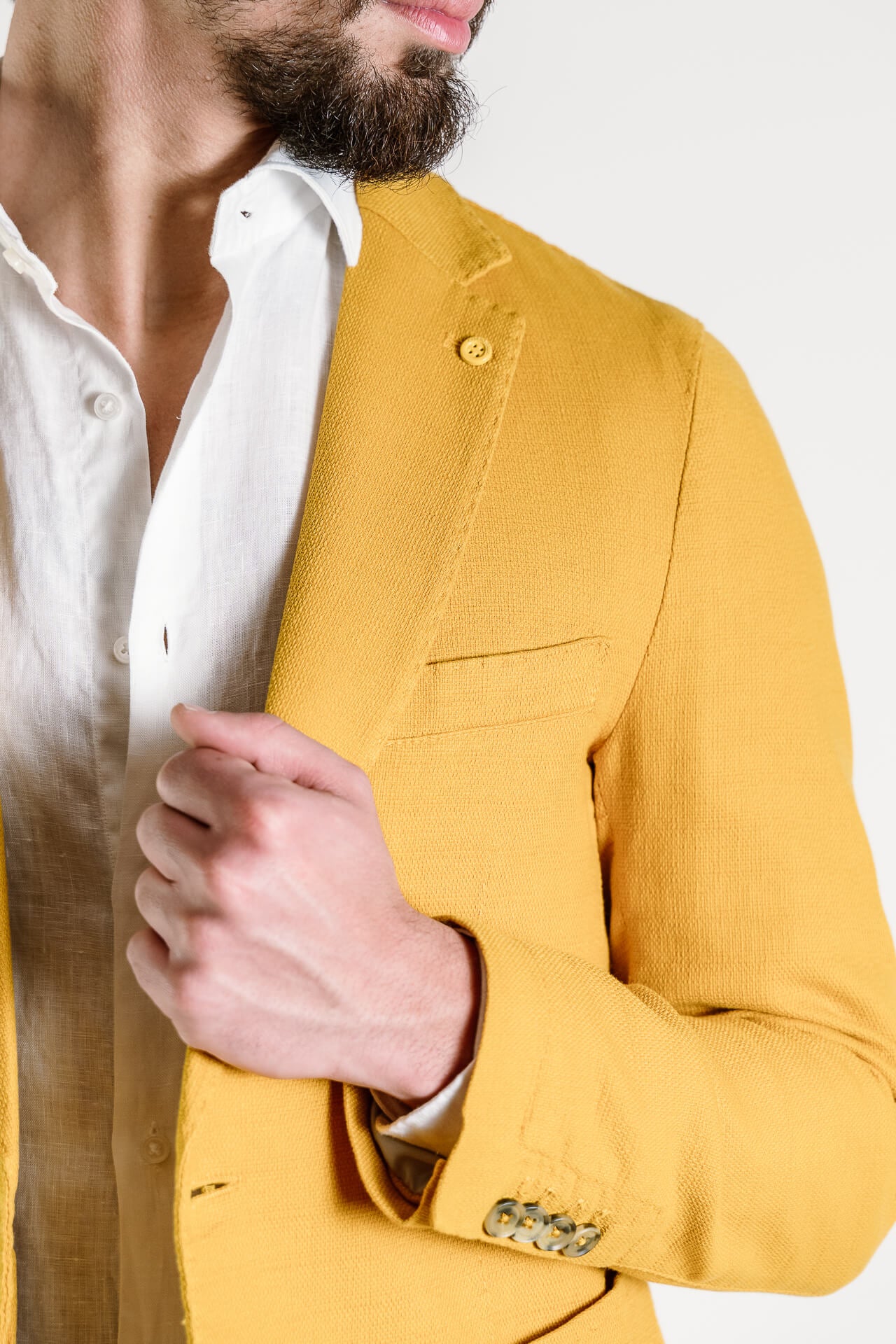 GIACCA COTONE LAVATA TIPO HOPSACK