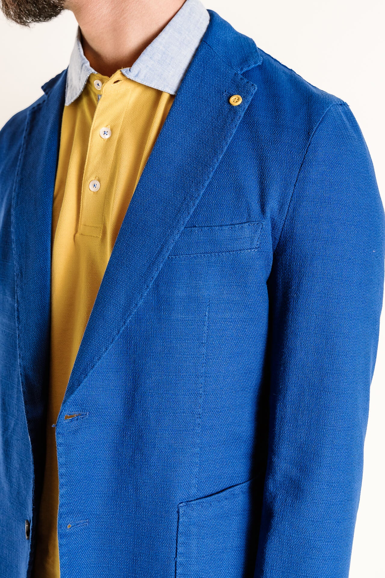 GIACCA COTONE LAVATA TIPO HOPSACK