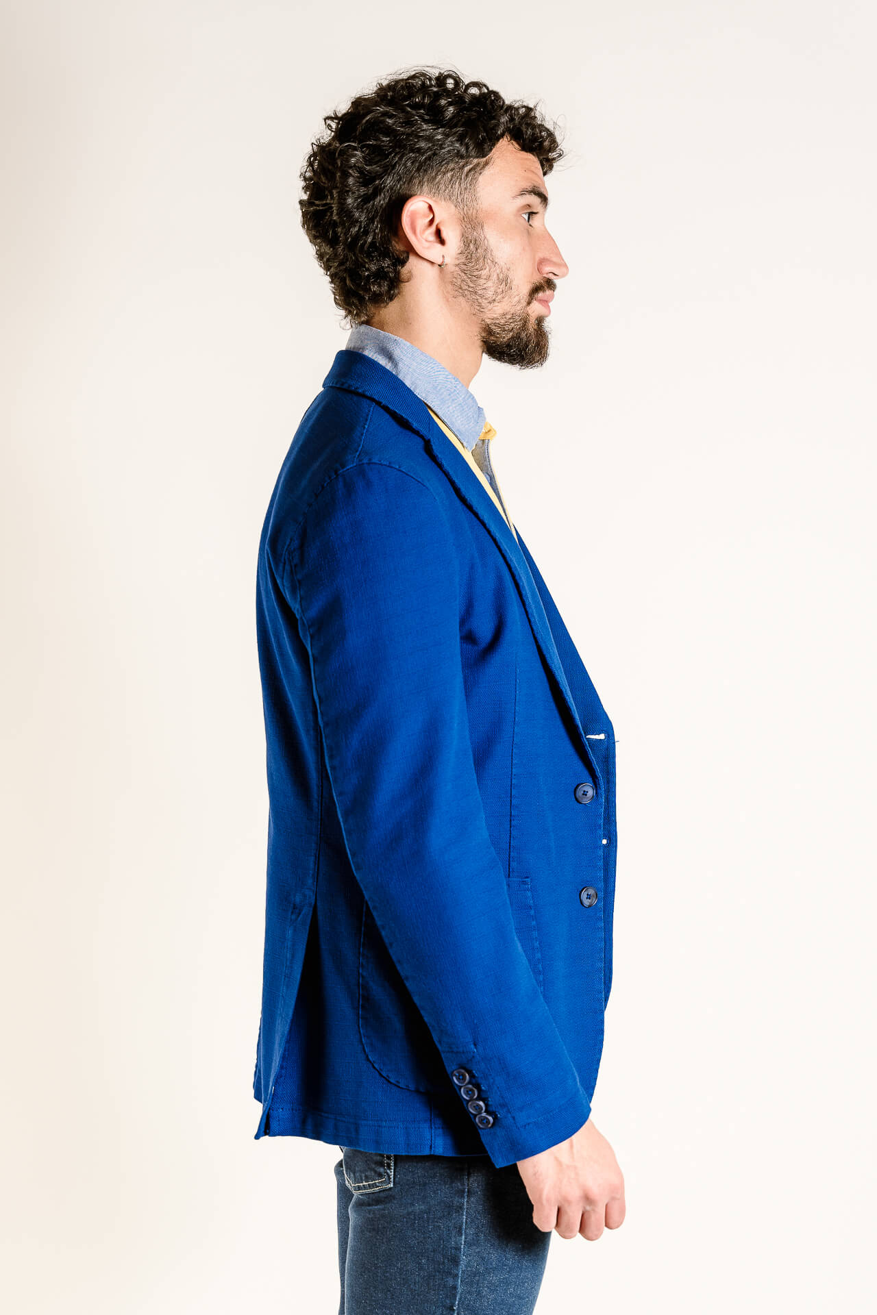 GIACCA COTONE LAVATA TIPO HOPSACK