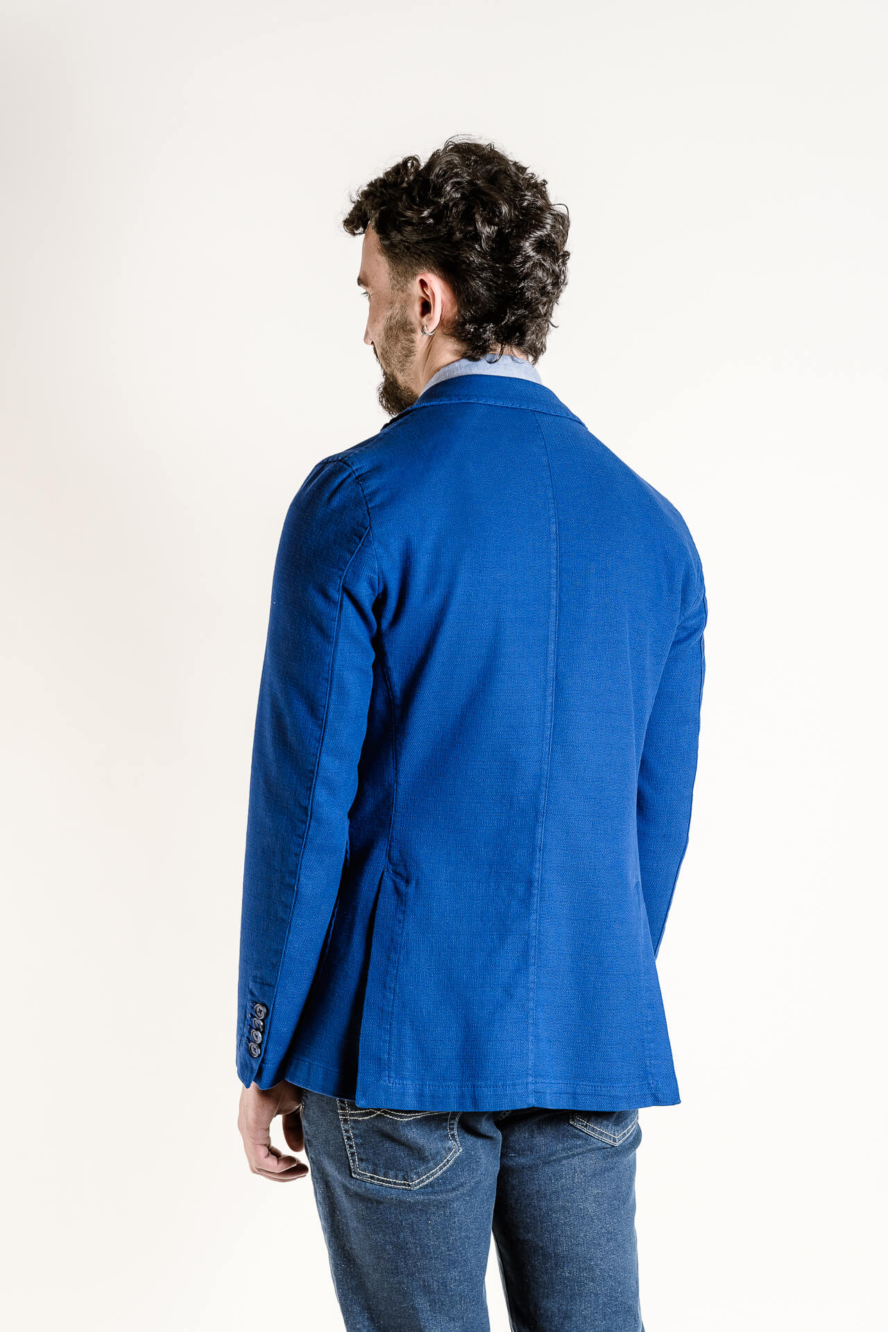 GIACCA COTONE LAVATA TIPO HOPSACK