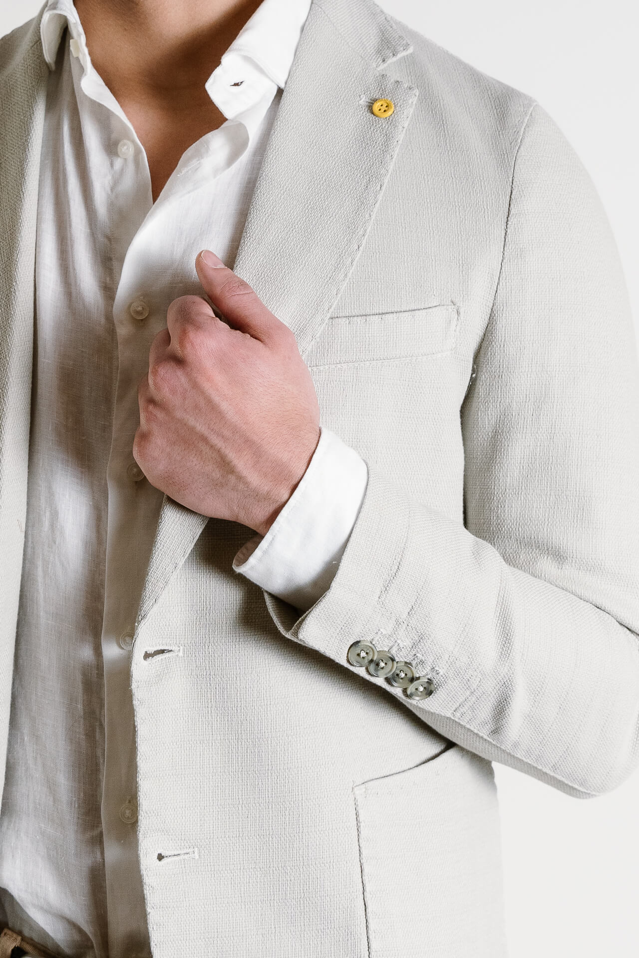 GIACCA COTONE LAVATA TIPO HOPSACK