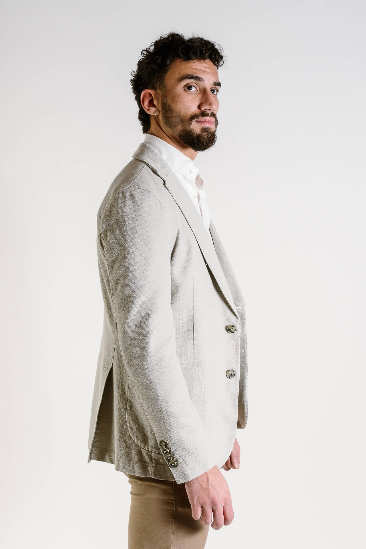 GIACCA COTONE LAVATA TIPO HOPSACK