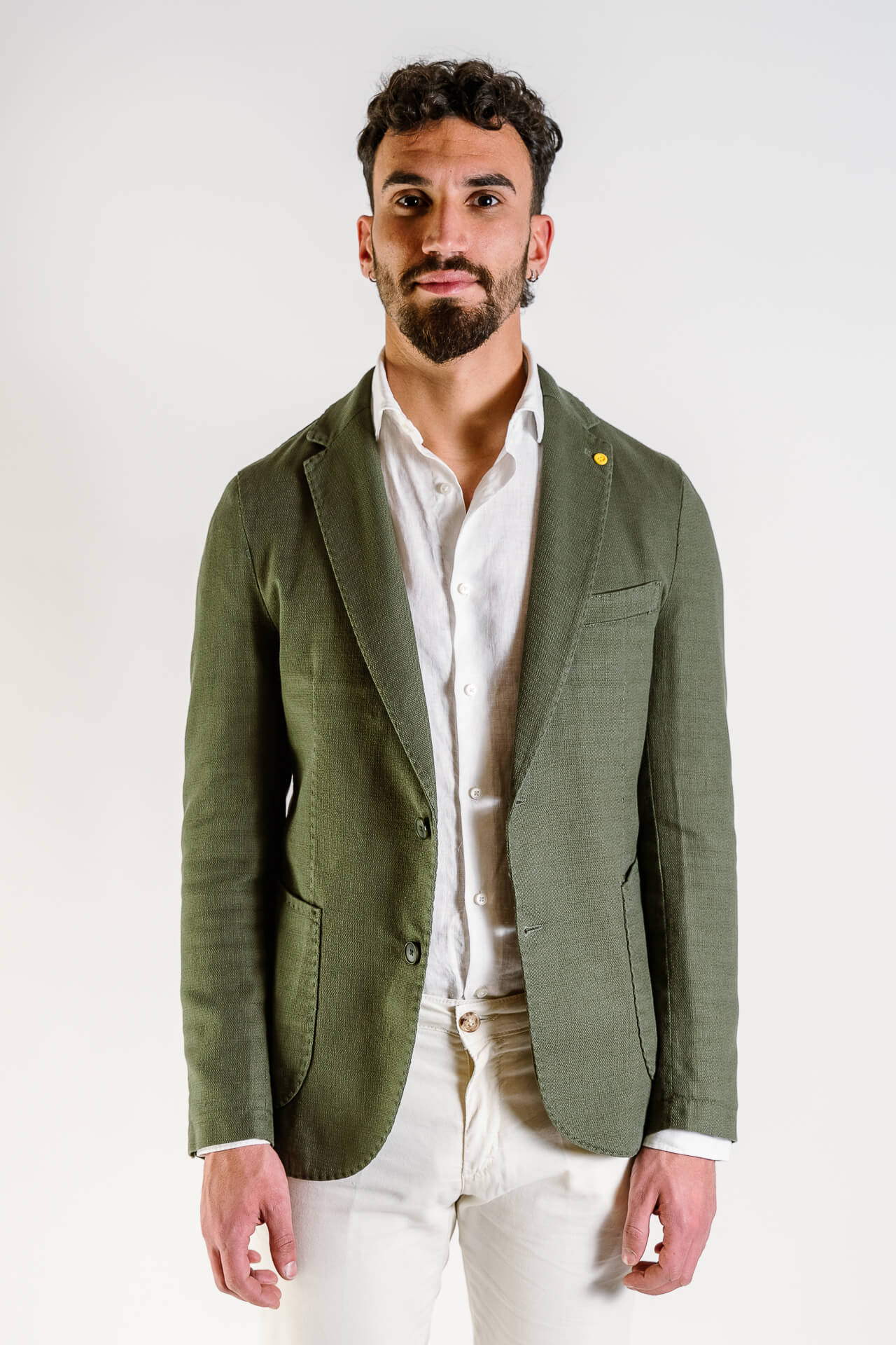 GIACCA COTONE LAVATA TIPO HOPSACK