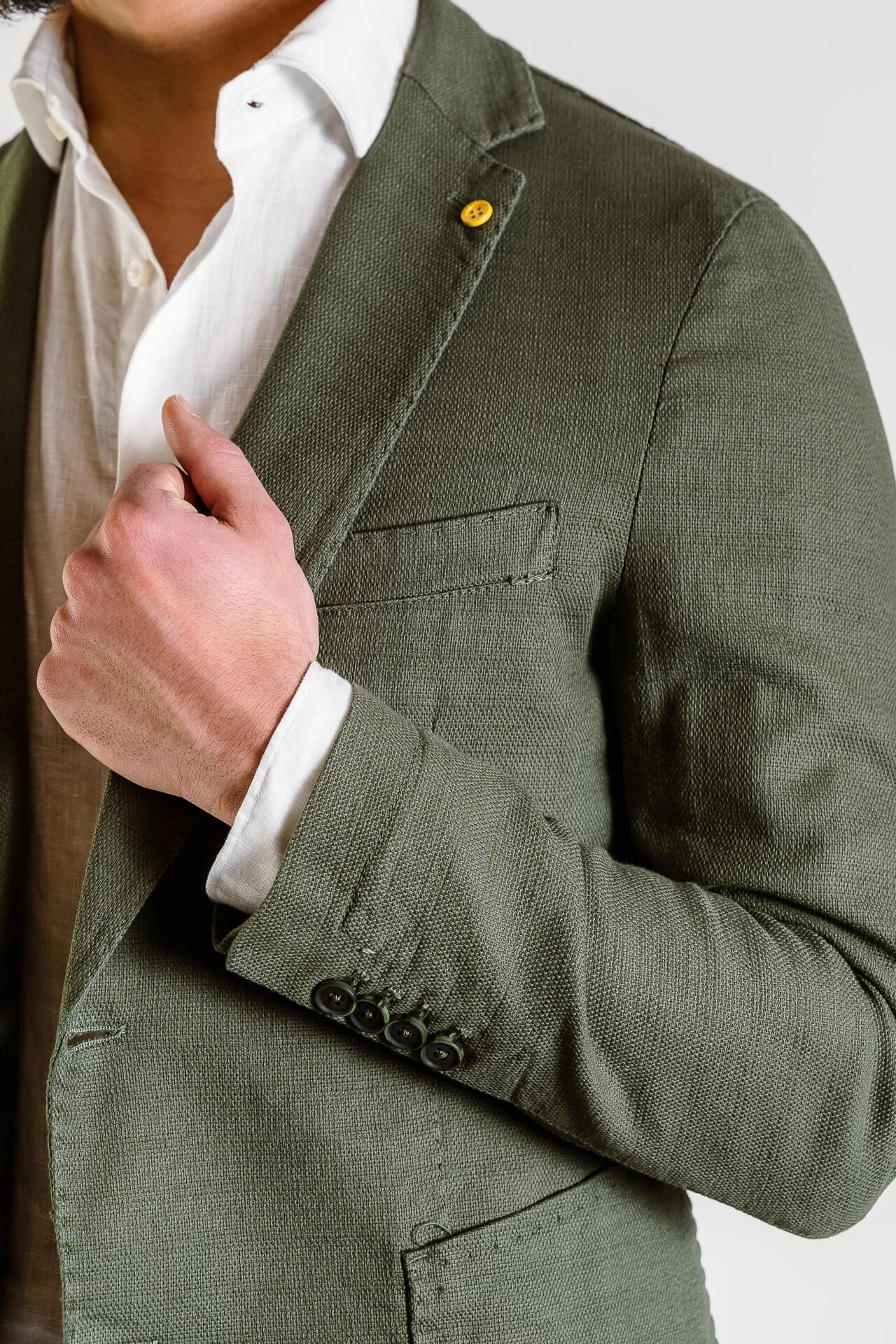 GIACCA COTONE LAVATA TIPO HOPSACK