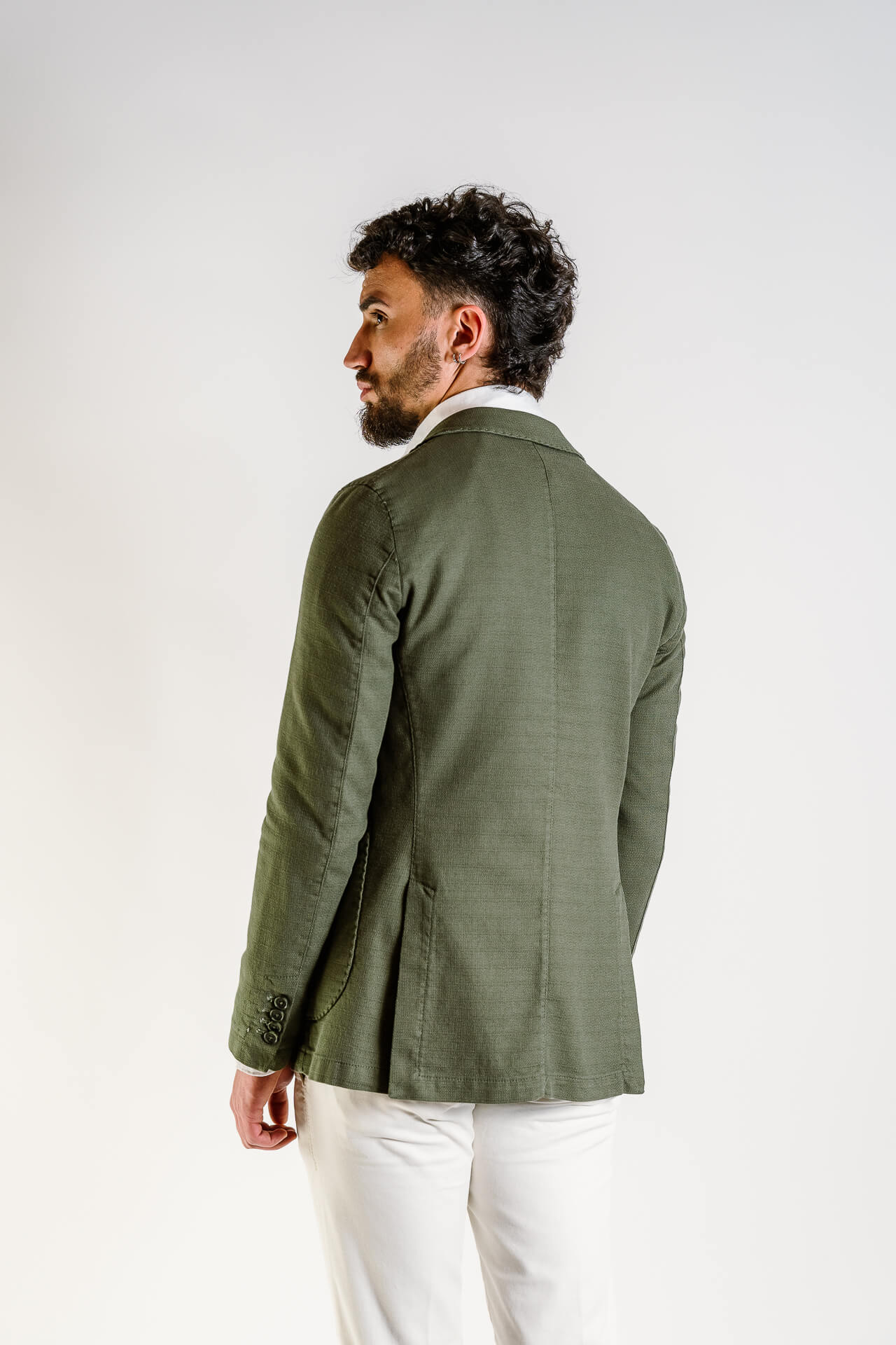 GIACCA COTONE LAVATA TIPO HOPSACK