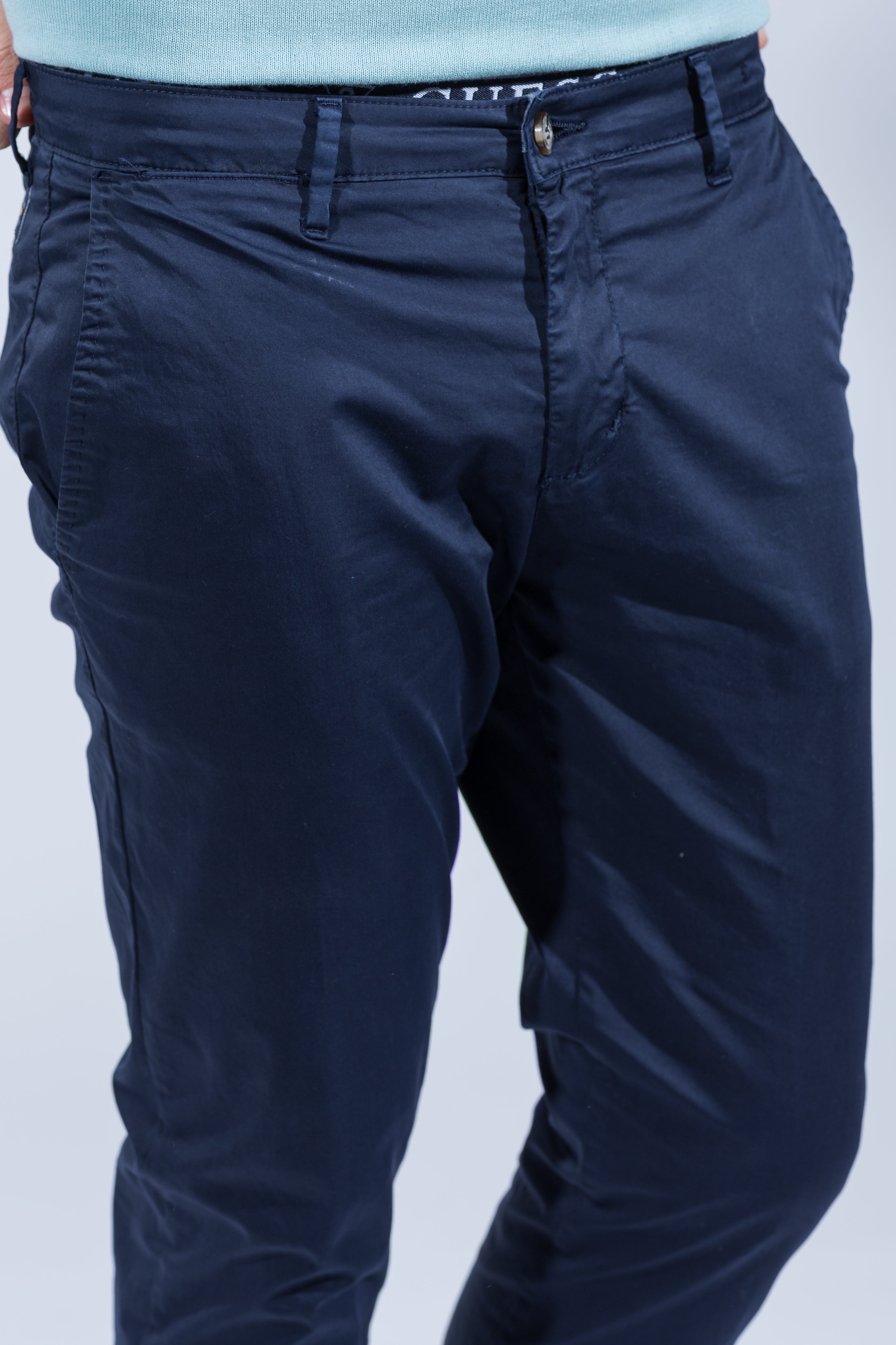 PANTALONE TASCA AMERIKA CAPRI IN RASO