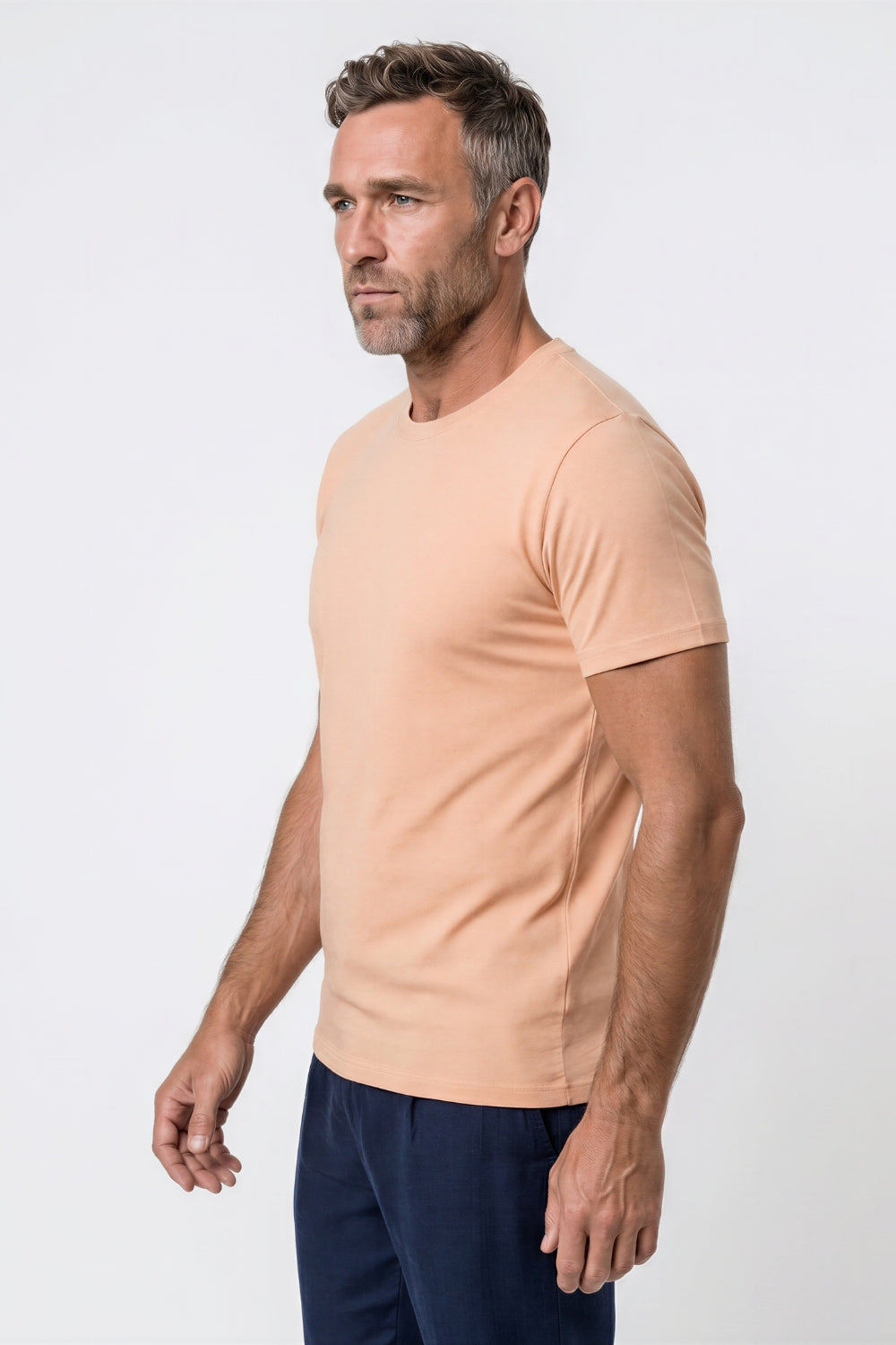 T-SHIRT GIROCOLLO M/M 100% COTONE