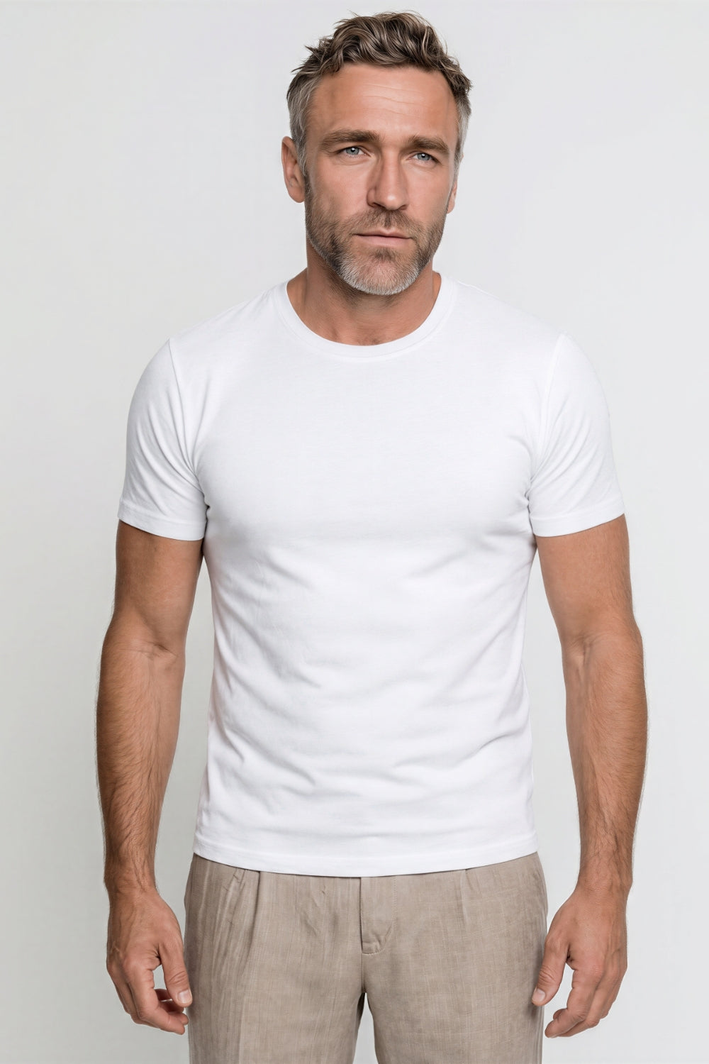 T-SHIRT GIROCOLLO M/M 100% COTONE