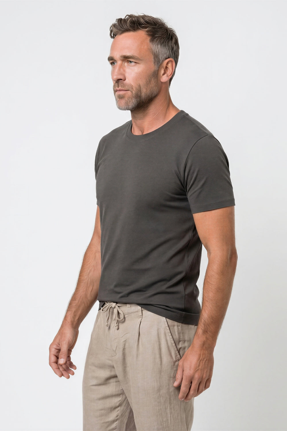 T-SHIRT GIROCOLLO M/M 100% COTONE