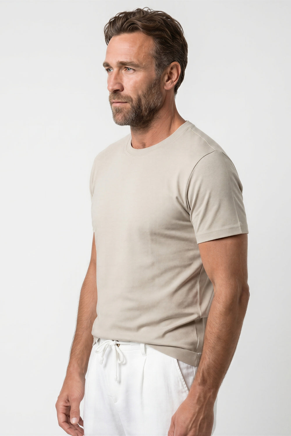 T-SHIRT GIROCOLLO M/M 100% COTONE
