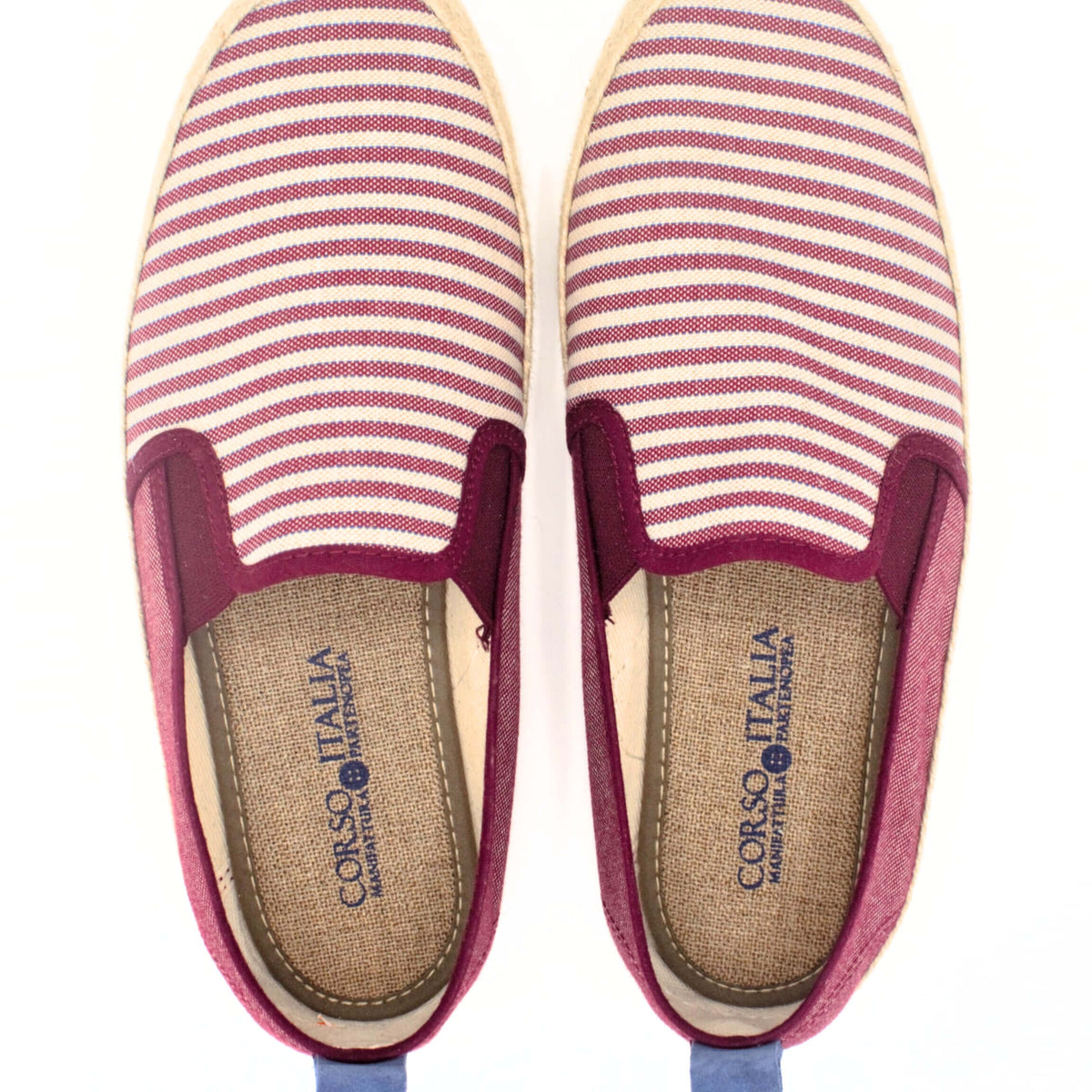 Espadrillas Classiche In Tela E Juta | Unisex, Fatte A Mano - Ampia Gamma Taglie - Foto 4