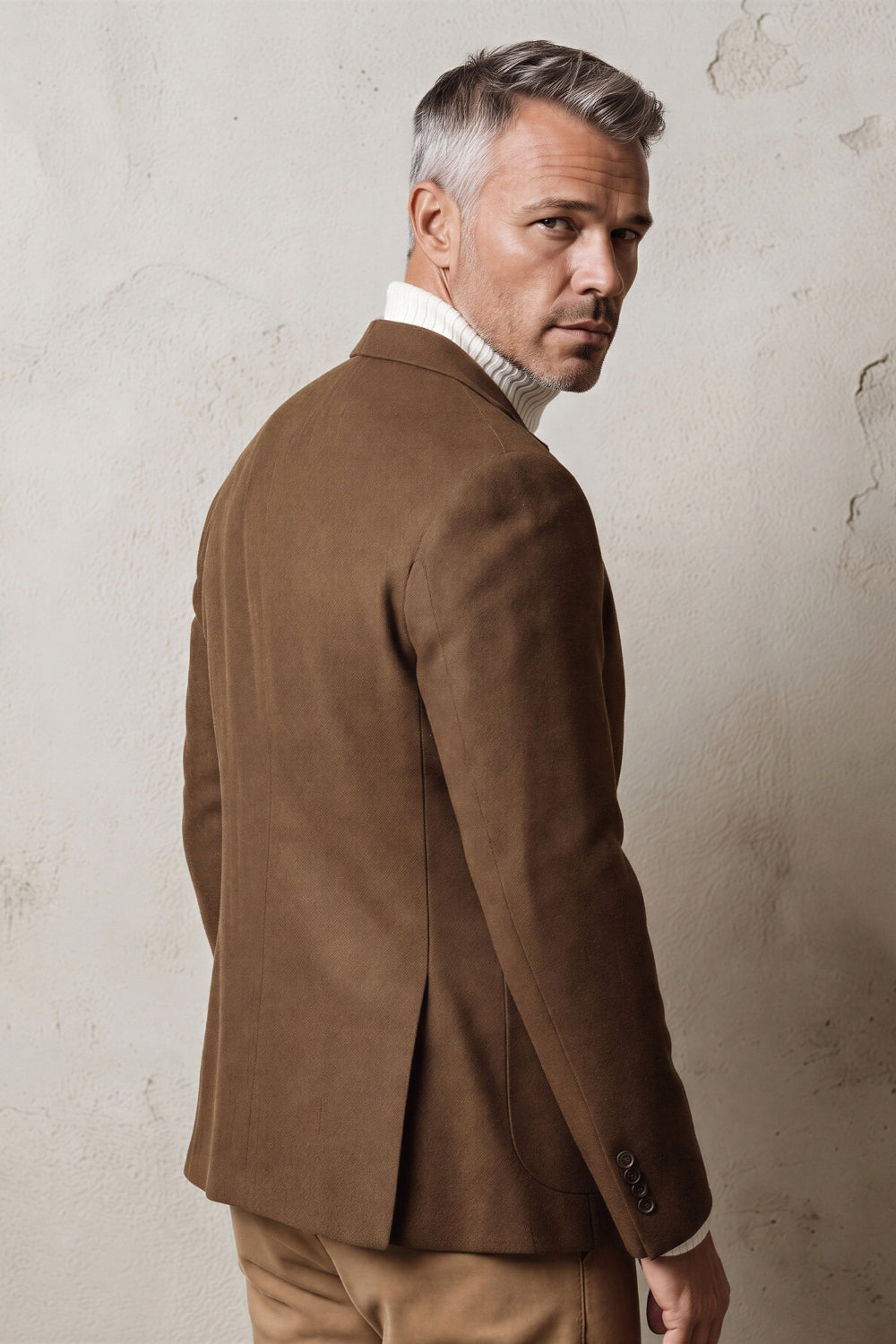 MELANGE WOOL JACKET