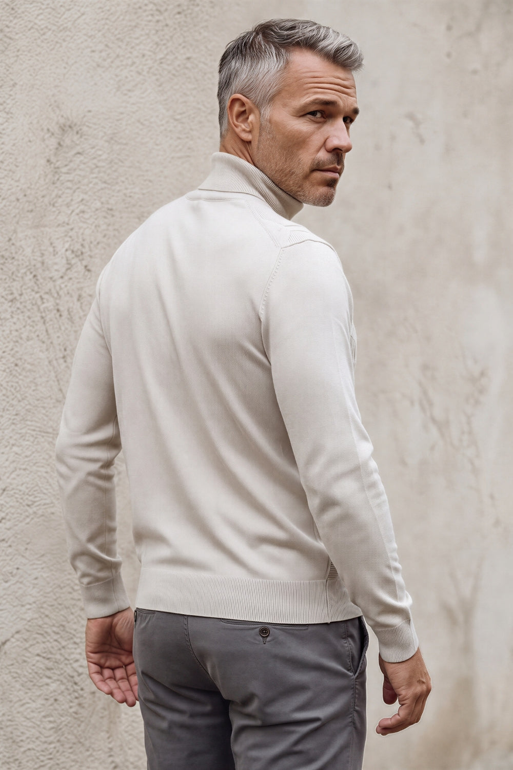 MAGLIA DOLCEVITA INTARSIATA