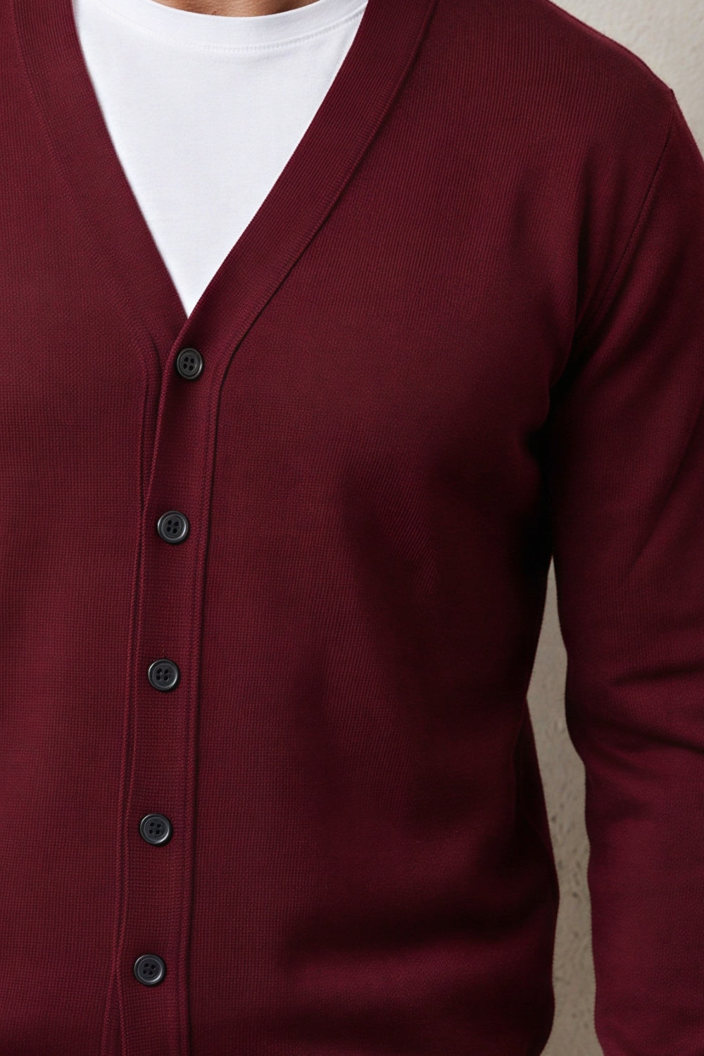MAGLIA CARDIGAN BOTTONI 50/50 LANA FOLCO FILIVIVI