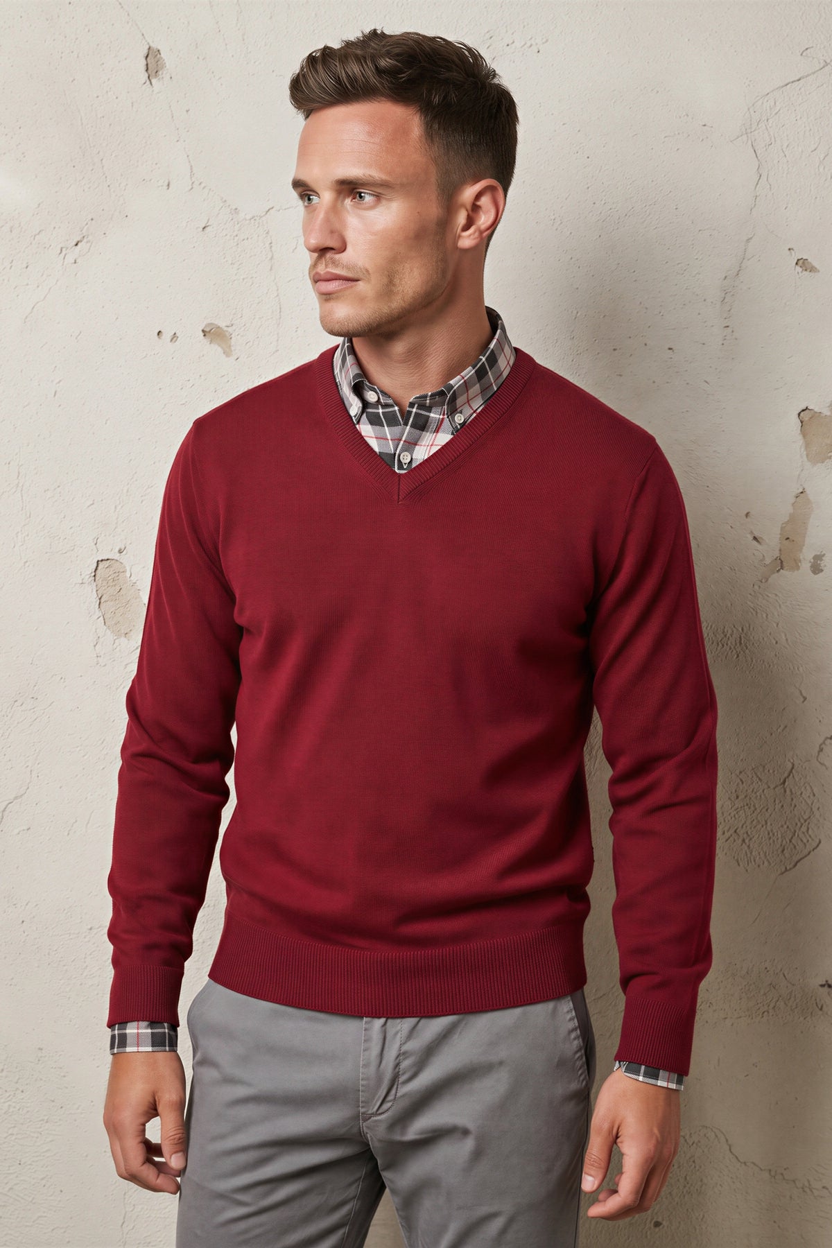 MAGLIA SCOLLO V 50/50 LANA FOLCO FILIVIVI