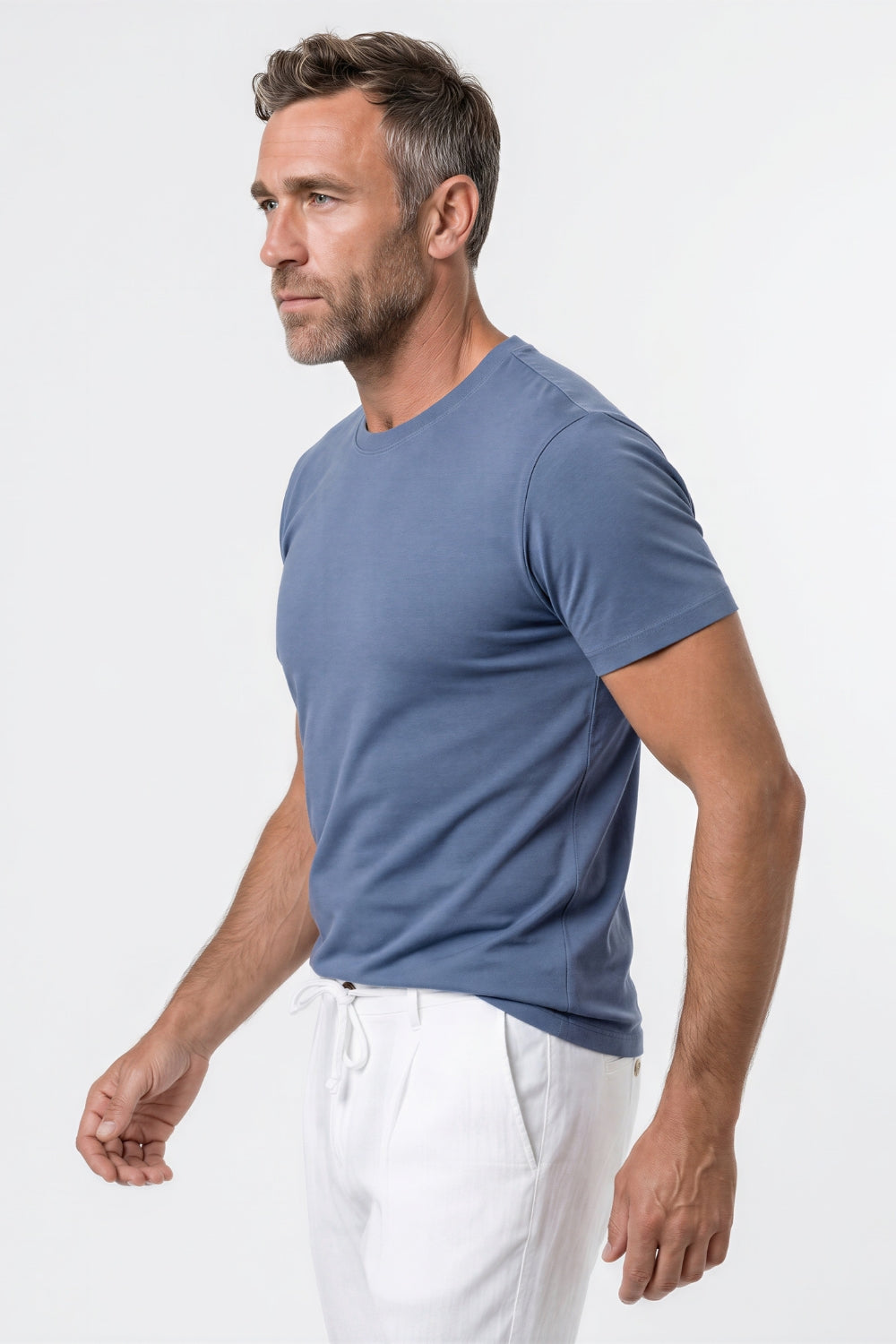 T-SHIRT GIROCOLLO M/M 100% COTONE