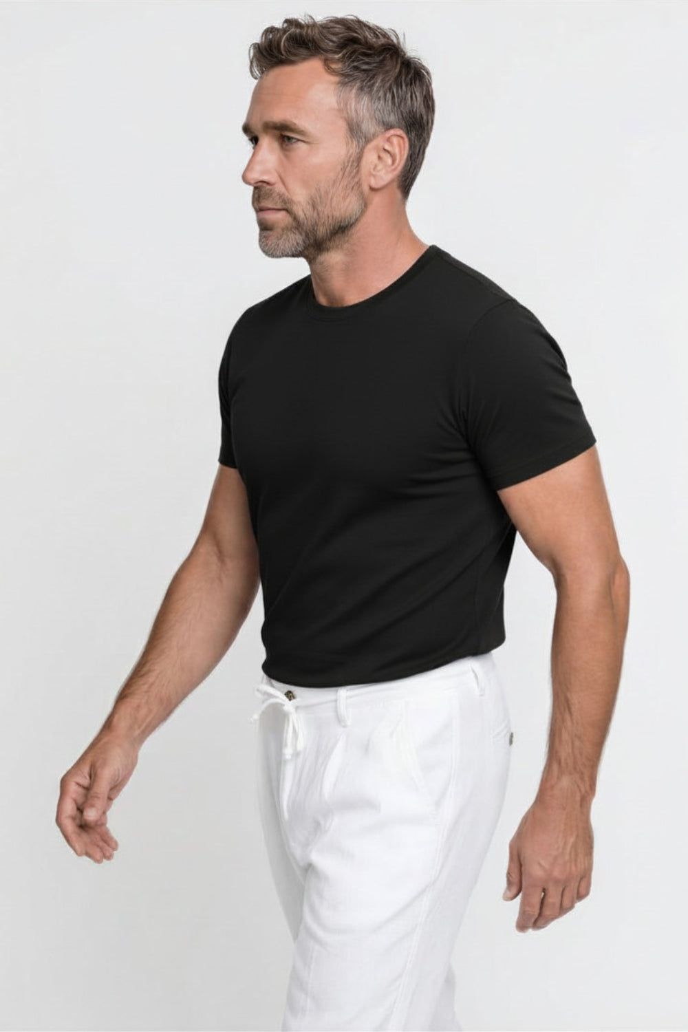T-SHIRT GIROCOLLO M/M 100% COTONE