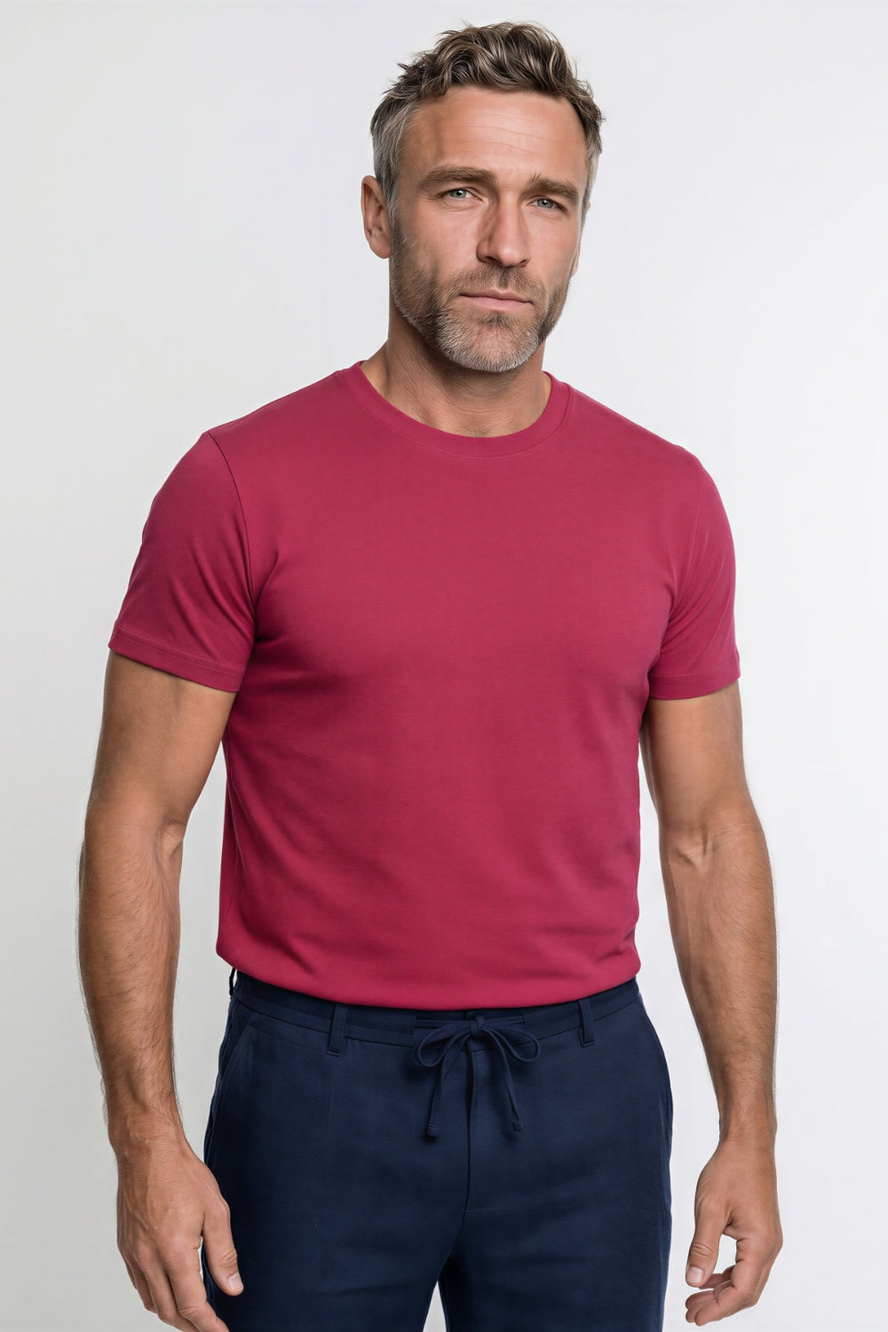 T-SHIRT GIROCOLLO M/M 100% COTONE