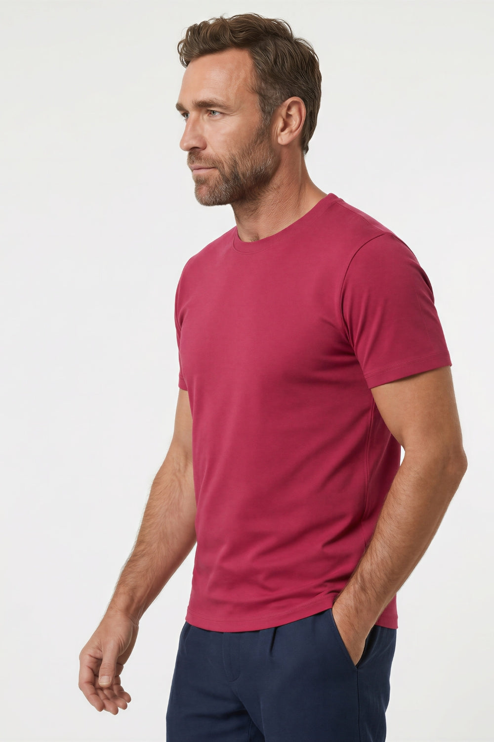 T-SHIRT GIROCOLLO M/M 100% COTONE