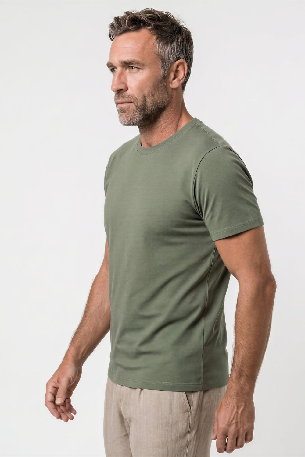 T-SHIRT GIROCOLLO M/M 100% COTONE